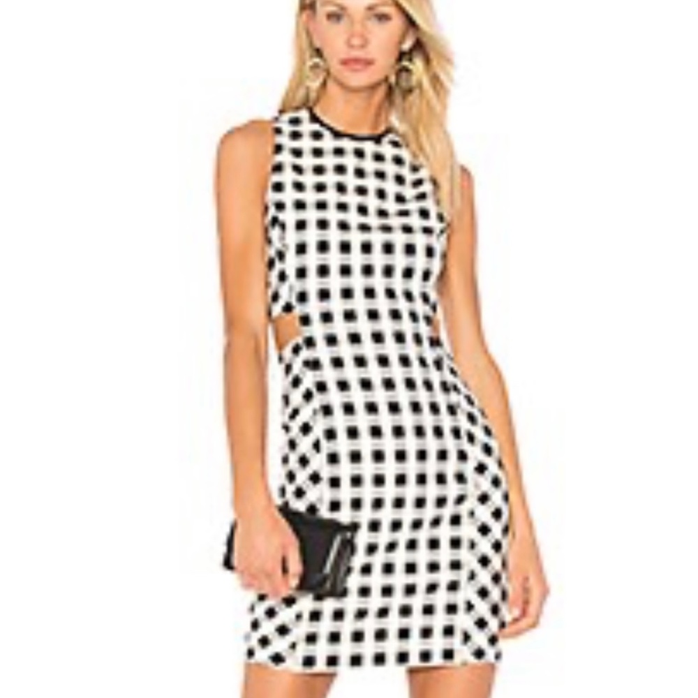 Rag and Bone Tahoe Checkered Print Dress